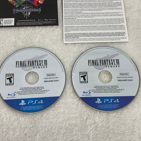 Final Fantasy VII Remake PS4 2020 Sony PlayStation 4 Complete Tested/Works CIB - Picture 6 of 6